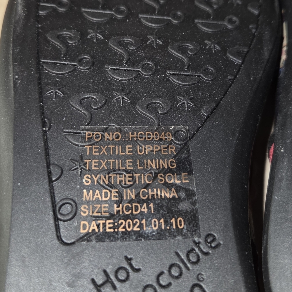Hot Chocolate Chocolaticas "Freak Show" Women's Flats Sz 11 NIB Alt Tattoo - Picture 7 of 10